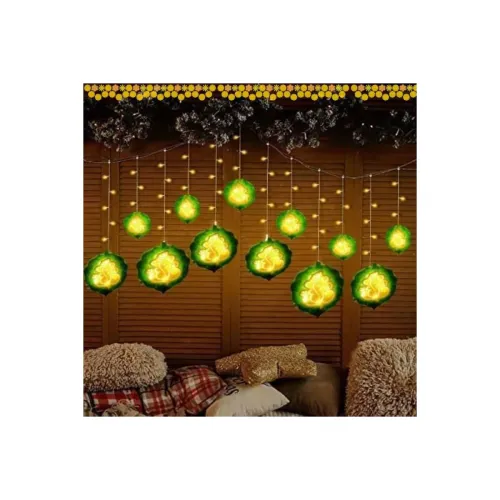 Image of Desidiya Plastic Decorative Ganesh Curtain Led String Lights
