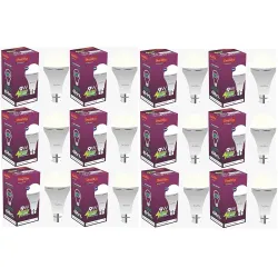 Desidiya 9 Watt B22 Base 6500k Inverter Rechargeable Emergency LED Bulb, Po12