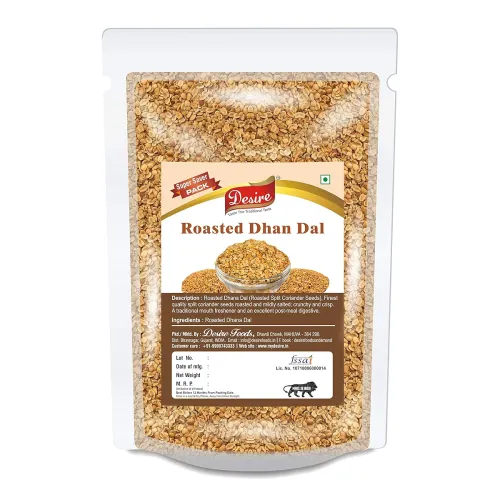 Image of Desire Roasted Dhana Dal (Roasted Split Coriander Seeds) 200 Gram