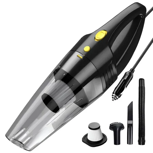 Image of DETACHI Car Vacuum Cleaner - Portable 2 in 1 Wet & Dry Cleaner