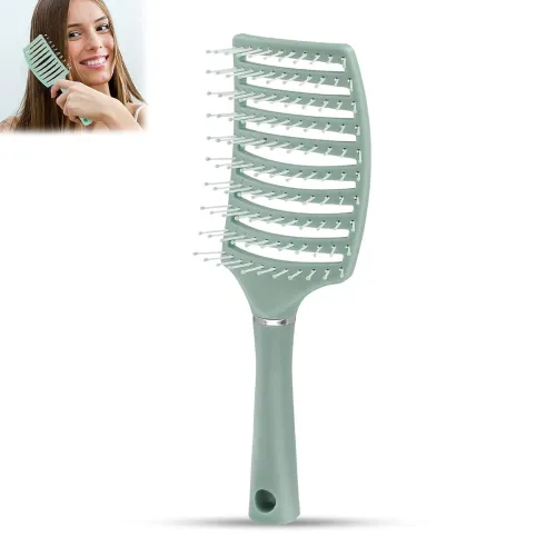 Image of Detangling Flexible Vented Paddle Hair Brush for Women & Men
