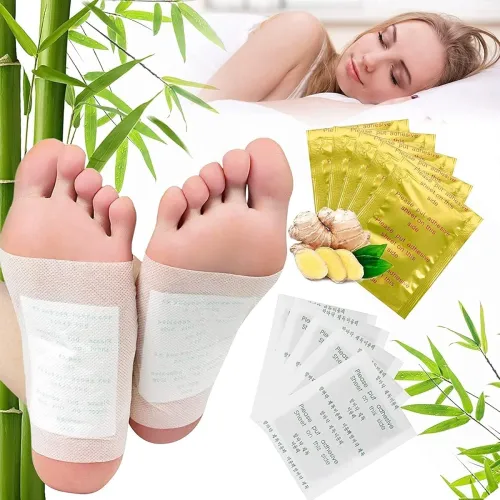 Image of Detox Health Foot patches, Cleansing Toxin Remover Natural organic Foot Patch, Detoxification Stress Relief Sleep Patch,