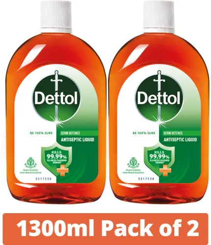 Image of Dettol Antiseptic Liquid – 1300ml x 2 Pack