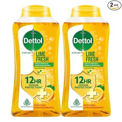 Image of Dettol Lime Fresh Body Wash 250ml (Pack of 2)