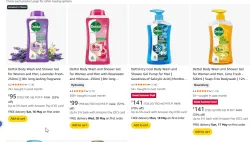 Dettol Body Wash Minimum 50% Discount