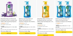 Dettol Body wash Minimum 50% Discount