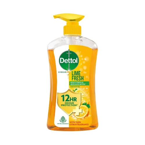 Image of Dettol Body Wash and Shower Gel for Women and Men, Lime Fresh - 500ml | Soap-Free Bodywash | 12h Odour Protection