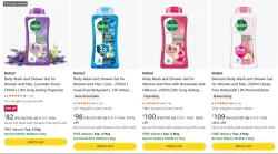 Dettol Body Wash starting at ₹82
