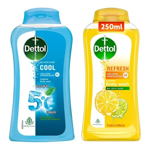 Image of Dettol Body Wash Combo – Cool & Refresh, 250ml Each