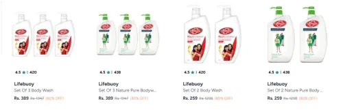 Image of Dettol Bodywash up to 80% Discount