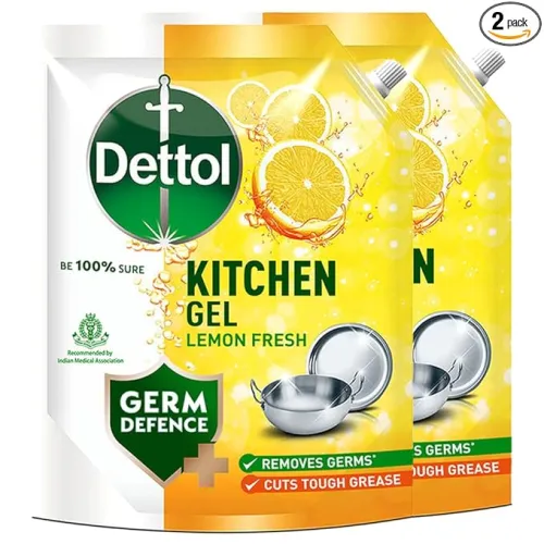 Image of Dettol Dishwash Liquid Lemon, 1500ml Refill (2 Pack)