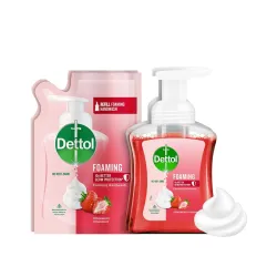 Dettol Foaming Handwash Combo – Strawberry, Pack of 2