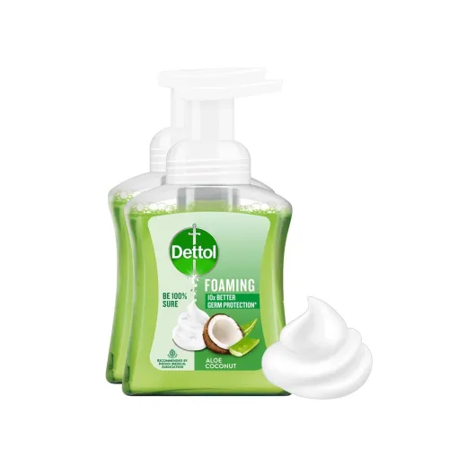 Image of Dettol Foaming Handwash Pump - Aloe Coconut (Pack of 2-250ml each) | Rich Foam | Moisturizing Hand Wash | Soft on Hands