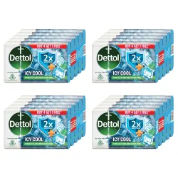 Dettol Icy Cool Bathing Soap, Pack of 20
