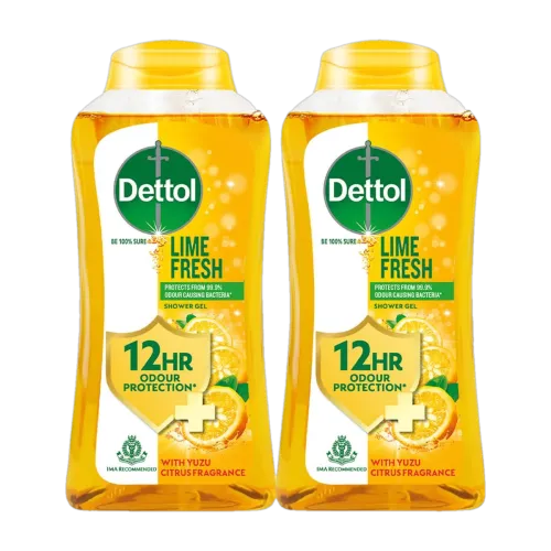 Image of Dettol Lime Fresh Body Wash 2x250g