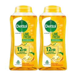 Dettol Lime Fresh Body Wash 2x250g