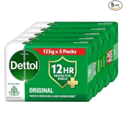 Dettol Original Germ Protection Soap Pack of 5 125g