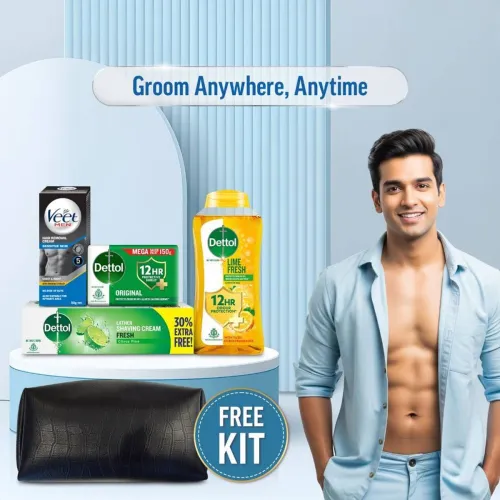 Image of Dettol Ultimate Multipurpose Grooming & Shower Kit Men  (6 Items in the set)