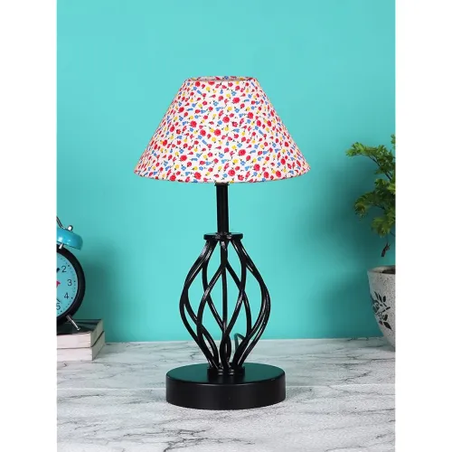 Image of Devansh Multicolor Cotton Table lamp