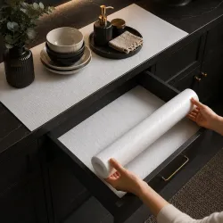 DEVAR Waterproof Kitchen Shelf Liner Roll
