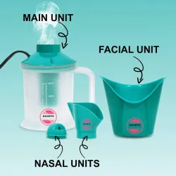 DGARYS 3-in-1 Vaporizer Steamer – Green