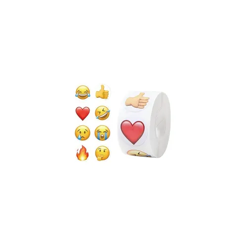 Image of DGSELL CREATIONS Emoji Sticker for Paper 500pcs