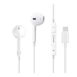 DH-1106 Extra Bass Wired Type-C Earphones with Mic