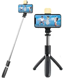 DHAN GRD R1s Selfie Stick with Remote & Light