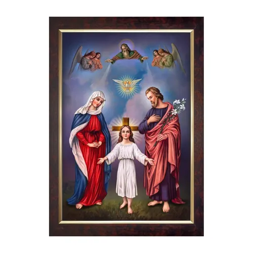 Image of Dharvika Innovations Jesus Christ Photo with Frame, 14x20 Inch