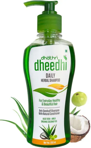 Image of DHEEDHI Daily Herbal Shampoo, 250ml