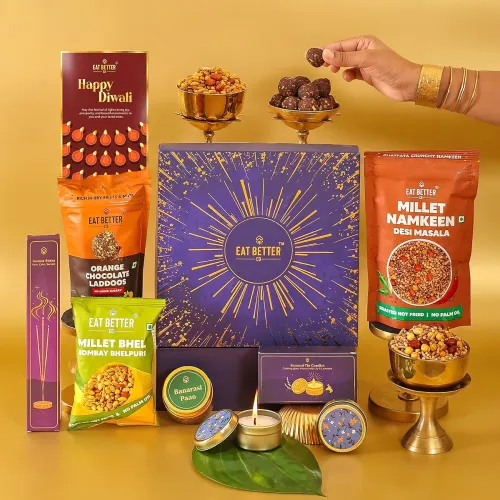 Image of Dhoom Gift Hamper - 10-Item Diwali Gift