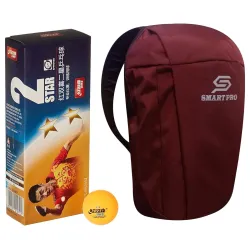 DHS TT Ball 40mm 2-Star (20 Pcs with Cover)