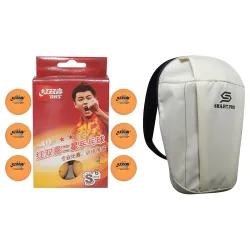 DHS S-S1840BY 2-Star TT Balls, 30 Pcs + Smart PRO TT Cover