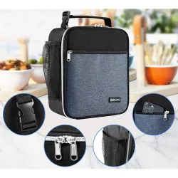 Diablos Insulated Lunch Bag for Men and Women (5 Liters) - Tiffin Bag for Work, School, and Outdoors - Blue