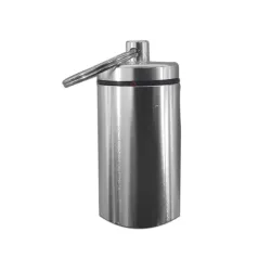 DIALDRCARE Keychain Pill Case Holder for Outdoor Travel Camping Daily Use