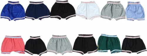 Image of DIAMOND Short For Baby Boys & Baby Girls Casual Solid Pure Cotton (Multicolor, Pack of 12)