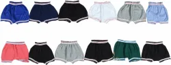 DIAMOND Short For Baby Boys & Baby Girls Casual Solid Pure Cotton (Multicolor, Pack of 12)