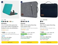 Dicota Eco Slim Case Base 13-14.1 Blue at minimum 72% Discount