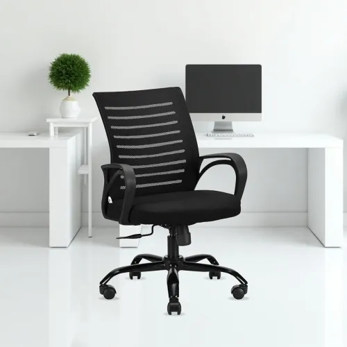 Image of Diego Mid-Back Mesh Office Chair Tilting & Height Adjustable Mechanism 3 Year Warranty 