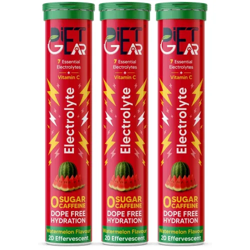 Image of Diet Gear Zero Sugar Electrolyte Drink Mix Pack of 3