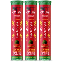 Diet Gear Zero Sugar Electrolyte Drink Mix Pack of 3