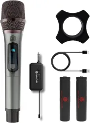 Digimore D-340 UHF Wireless Mic – 6Hrs Battery, 160ft Range