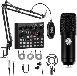 Digimore D-430 Condenser Microphone Kit with Sound Card