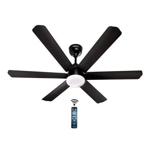 Image of DIGISMART Autum 1200mm Ceiling Fan – 6 Blade BLDC Motor 28W, 5 Star Energy Saving, Dimmable LED Light, Remote Control, R