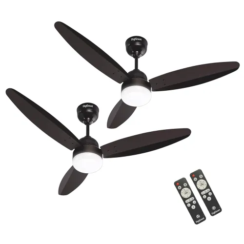 Image of DIGISMART Autum Mark 1 BLDC Ceiling Fan with LED & Remote (2-Pack)