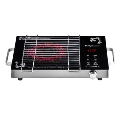 DIGISMART Emerald Induction Cooktop 2500W with Grill Rack Infrared Glass Top