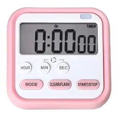 Sleek Digital Kitchen Stopwatch Timer With Large LCD Screen