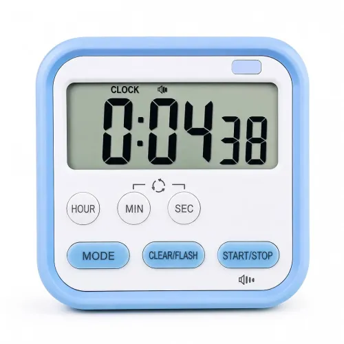 Image of Digital Kitchen Timer with Large LCD Display