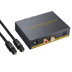 Digital to Analog Powered Audio Converter DAC Switcher