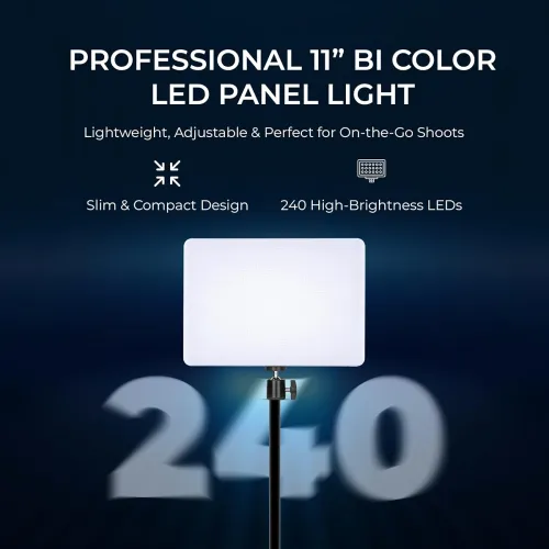 Image of Digitek DPL-011 40W Bi-Color LED Panel Light with Remote